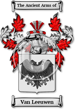 Van Leeuwen Family Crest Download (jpg) Legacy Series - 150 DPI